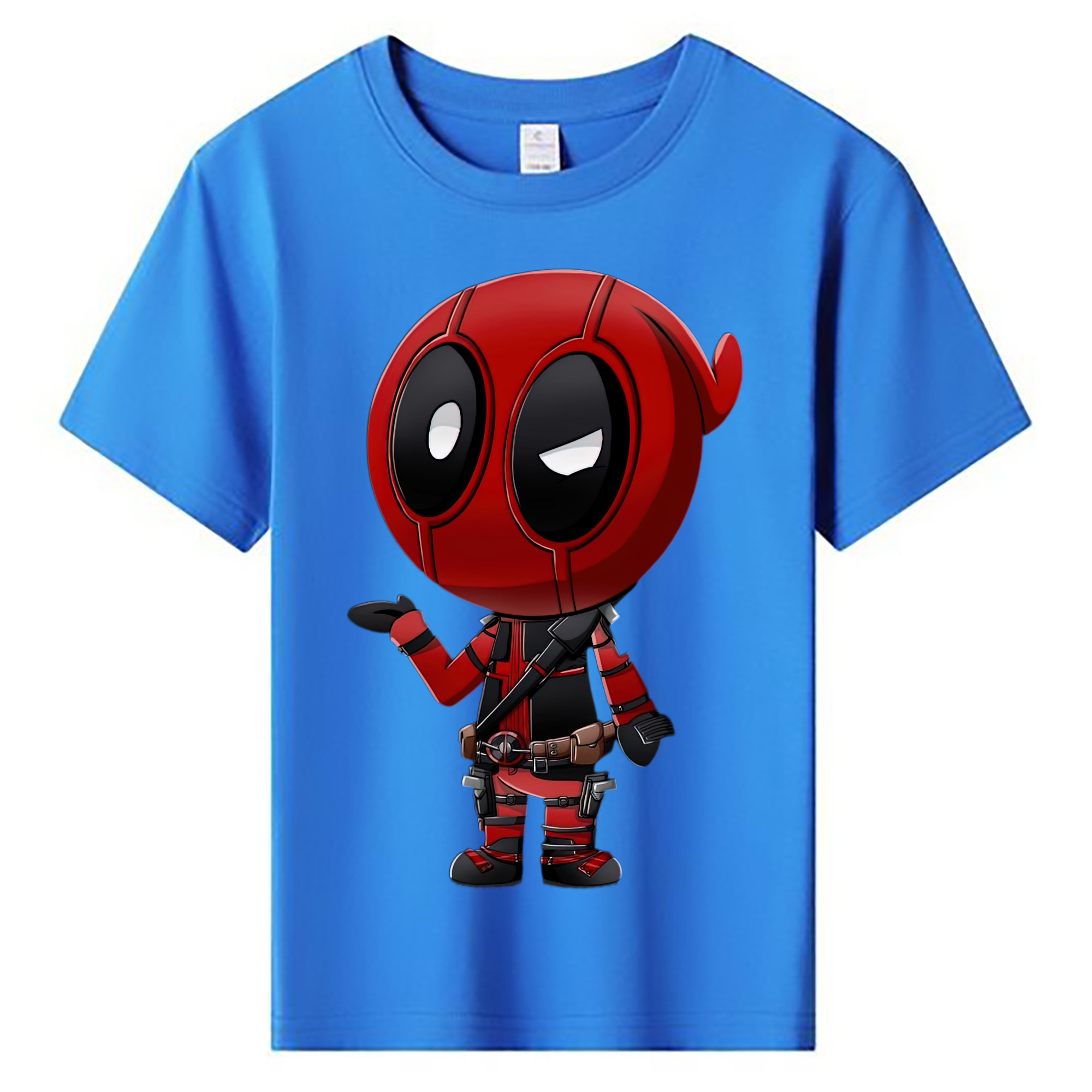 （画像用） Deadpool デッドプール 綿100％キッズTシャツ（フロントプリント）
